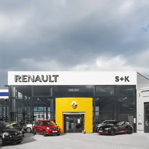 Neubau und Plaung des Autohauses S + K in Neu Wulmstorf nahe Hamburg Front