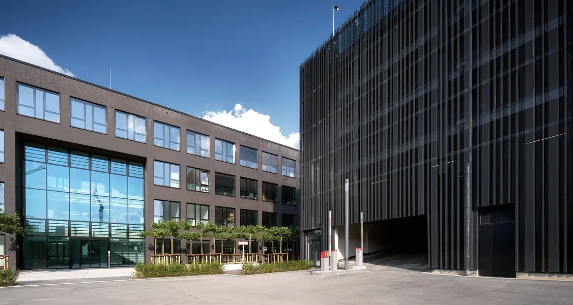 Neubau eines Parkhauses in Dortmund mit Lagerfläche und Logistikfläche im Erdgeschoss Generalübernehmer Willy Johannes Bau GmbH & Co. KG